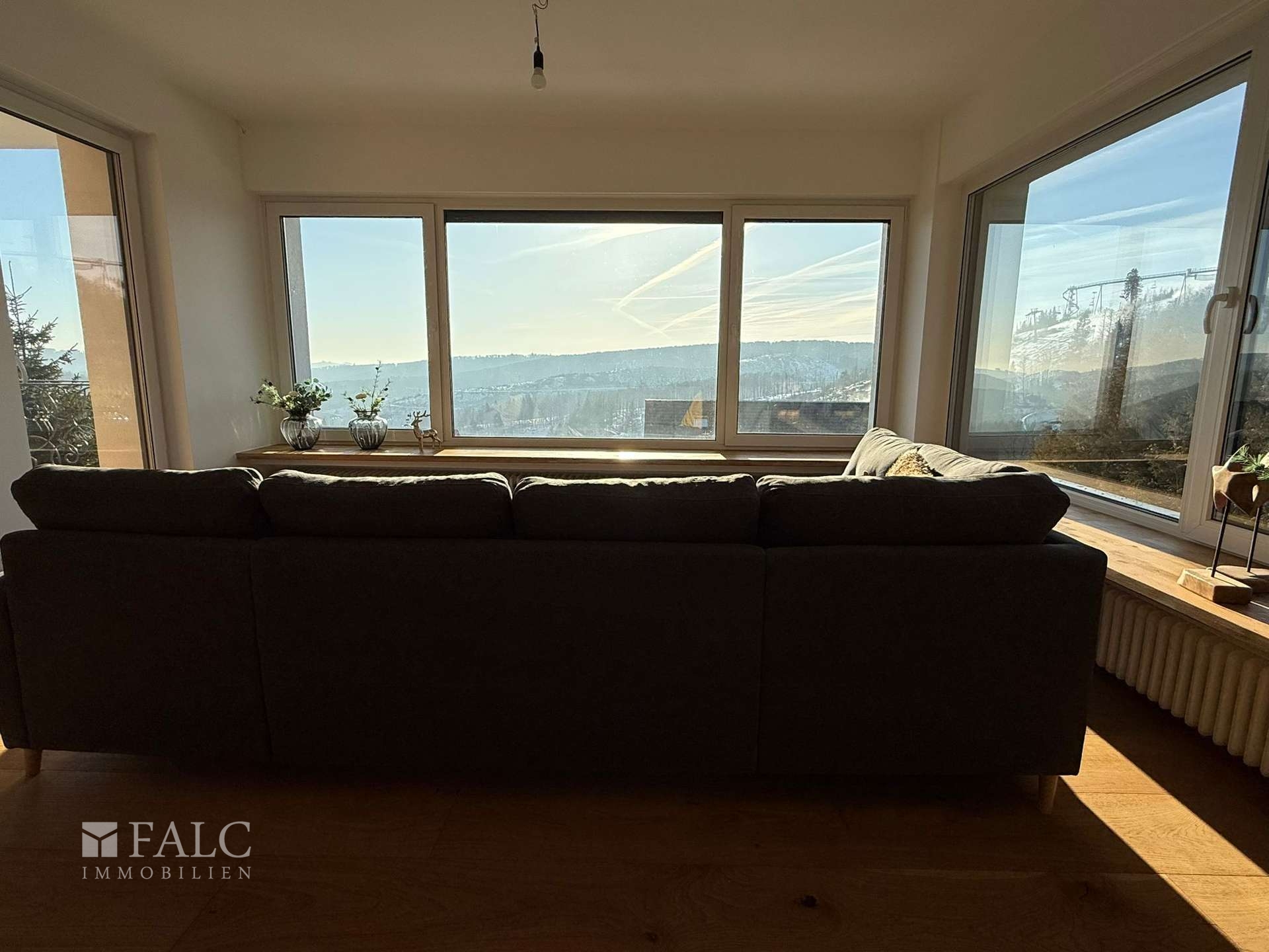 Ausblick aus dem Wohnzimmer